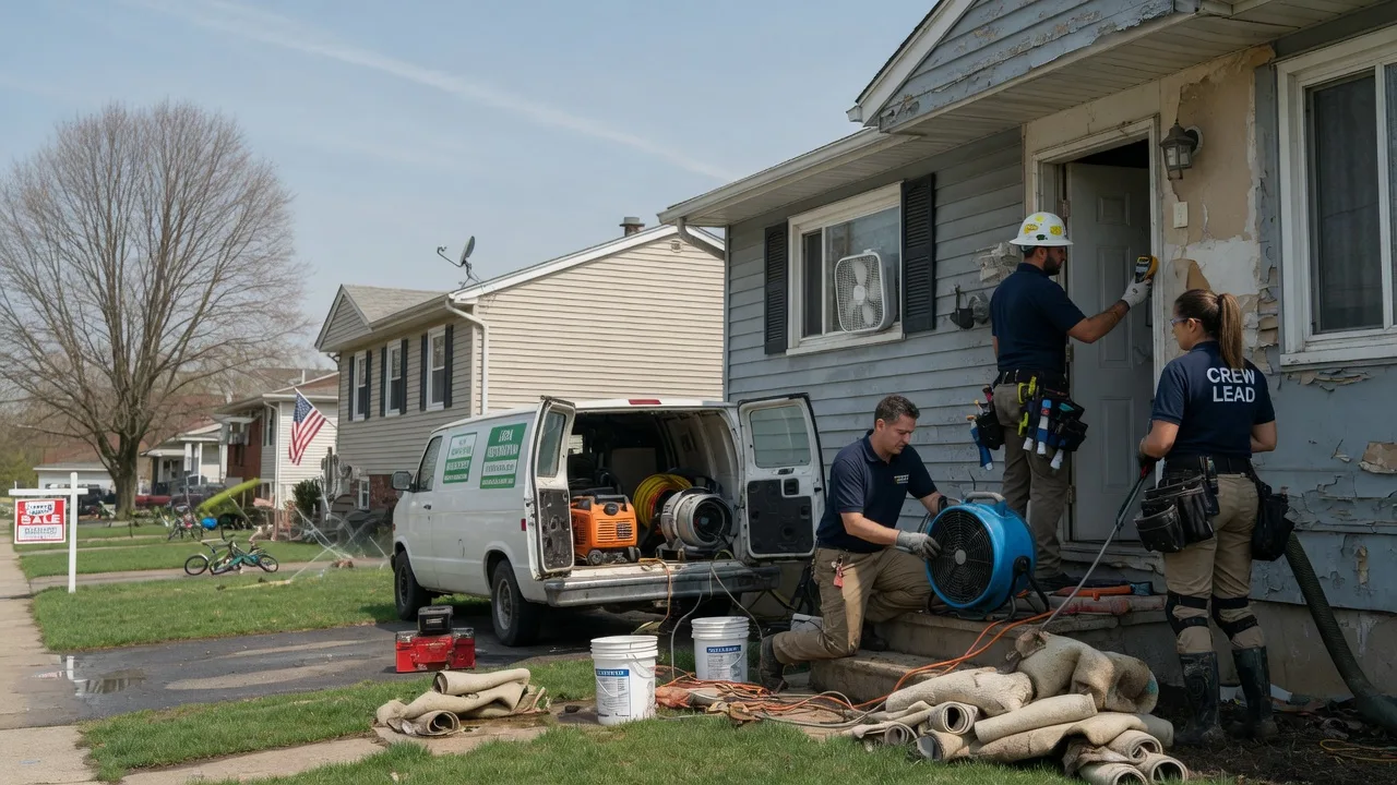 Flood Cleanup in De Lancey, PA near me